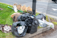 Illegal Fly-Tipping, Slough, Berkshire, UK - 27 Mar 2026