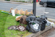 Illegal Fly-Tipping, Slough, Berkshire, UK - 27 Mar 2026