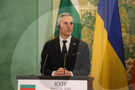 Briefing of Ukrainian and Bulgarian PMs - Kyiv
