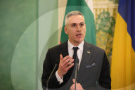 Briefing of Ukrainian and Bulgarian PMs - Kyiv