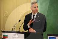 Briefing of Ukrainian and Bulgarian PMs - Kyiv