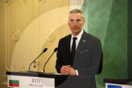 Briefing of Ukrainian and Bulgarian PMs - Kyiv