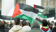 Syrians protest against Israeli death penalty legislation., Daraa, Syria - 03 Apr 2026