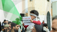 Syrians protest against Israeli death penalty legislation., Daraa, Syria - 03 Apr 2026
