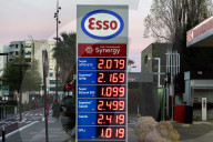 Station-service a 2,50 euros deserte par les clients a Nice