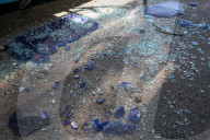 Russian drone attack damages trolleybuses in Dnipro, Ukraine - 17 Apr 2026